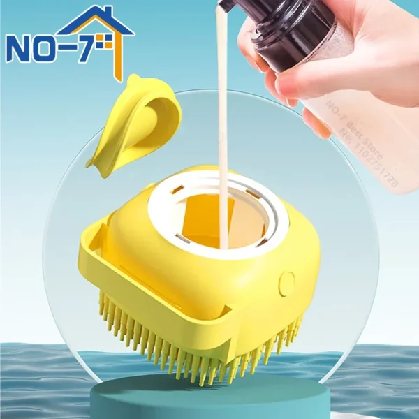 Silicone Pet Shampoo Brush