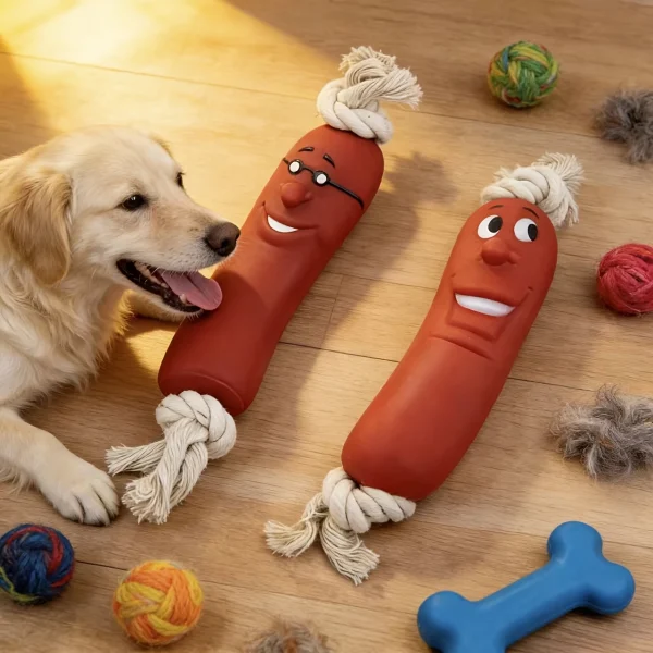 Dog Sausage Chew Toy